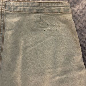 JLo Low Rise Flare Leg w Lace- zip up front